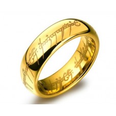 Deals, Discounts & Offers on  - Yellow Chimes Lord of The Rings 100% Stainless Steel 18K Gold Plated Ring
