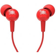 Deals, Discounts & Offers on Headphones - JBL C150SI Headset with Mic(Red, In the Ear)