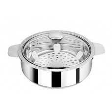 Deals, Discounts & Offers on Home & Kitchen -  NanoNine SS086 Stainless Steel Insulated Chapati Small Casserole, Silver