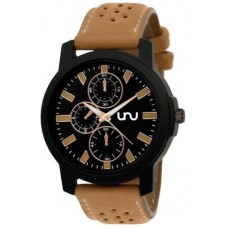Deals, Discounts & Offers on Watches & Wallets - UNU Sporty Designer Italian Leather Strap Men Watch - For Boys