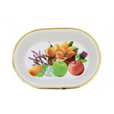 Deals, Discounts & Offers on Home & Kitchen - Tosaa Mix Fruit Plastic Tray, 31cm, White