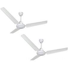 Deals, Discounts & Offers on Home & Kitchen - Sameer Gati 1200mm Ceiling Fan (White, Pack of 2)