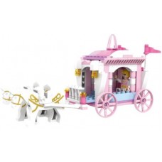 Deals, Discounts & Offers on Toys & Games - Webby Girls Princess Horse Carriage Building Block Set(Multicolor)