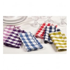 Deals, Discounts & Offers on  - Home Creations Set of 6 Cotton Napkin , Assorted Color (18 X 18 Inch )