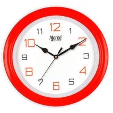 Deals, Discounts & Offers on Home Decor & Festive Needs - Ajanta Analog Wall Clock(Red, With Glass)