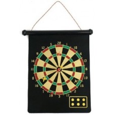 Deals, Discounts & Offers on Auto & Sports - Cuddles Magnetic Roll-Up And Bullseye Game Steel Tip Dart(Black, Pack of1)