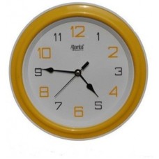 Deals, Discounts & Offers on Home Decor & Festive Needs - Ajanta Analog Wall Clock(Yellow, With Glass)