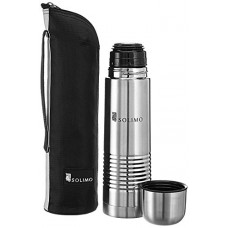 Deals, Discounts & Offers on Home & Kitchen - Amazon Brand - Solimo Thermal Stainless Steel Flask, 500 ml
