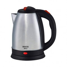 Deals, Discounts & Offers on Home & Kitchen -  Inalsa Aliva 1500 Watt Electric Kettle in 1.5-Litre (Black/Silver)