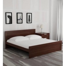 Deals, Discounts & Offers on Furniture - Dazzle King Bed in Walnut Finish by HomeTown