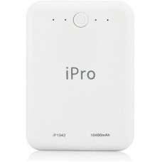 Deals, Discounts & Offers on Power Banks - Ipro IP1042 10400 mAh Power Bank(White, Lithium-ion)