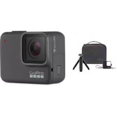 Deals, Discounts & Offers on Cameras - GoPro Hero7 (Travel Kit) Sports and Action Camera(Silver, 10 MP)
