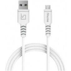 Deals, Discounts & Offers on Mobile Accessories - iVoltaa tough 5 core high speed Micro USB Cable(Compatible with All Phones With Micro USB Port, White, Sync and Charge Cable)
