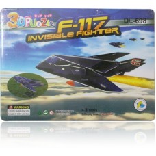 Deals, Discounts & Offers on Toys & Games - Akshat Diy Toy 3d Puzzle F-117 Invisible Fighter Dl-698 (48 Pieces)