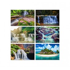 Deals, Discounts & Offers on  - PAPER PLANE DESIGN Nature Wildlife Farmlands Jungle Waterfalls Photo Poster (Standard Size , Multicolour) -Set of 6