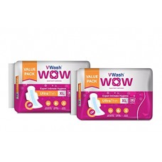Deals, Discounts & Offers on Personal Care Appliances -  Vwash Wow Ultrathin Sanitary Napkin- Xl (30 Count, Pack Of 2)