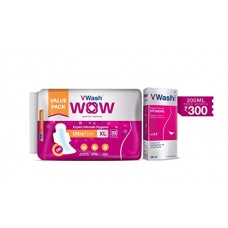 Deals, Discounts & Offers on Personal Care Appliances - Vwash Wow Ultrathin Sanitary Napkin With Vwash- Xl, 200Ml (30 Count)
