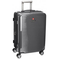 Deals, Discounts & Offers on  - Swiss Military Polycarbonate 46 cms Grey Hardsided Check-in Luggage (HTL23)