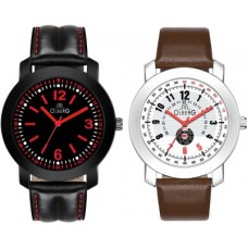 Deals, Discounts & Offers on Watches & Wallets - OlbergDivine Two pack of Contrast Casual Combo Designer Series Analog Watch - For Boys