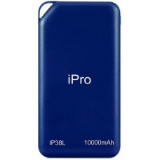 Deals, Discounts & Offers on Power Banks - Ipro 10000 mAh Power Bank (IP38L, Lithium Polymer)(Blue, Lithium Polymer)