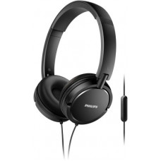 Deals, Discounts & Offers on Headphones - Philips SHL5005/00 Wired Headset with Mic(Black, On the Ear)
