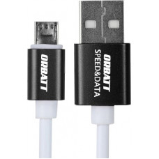 Deals, Discounts & Offers on Mobile Accessories - Orbatt Micro USB Fast Charging and Data Transfer 1 m Micro USB Cable(Compatible with Mobile, Tablet, Black, One Cable)