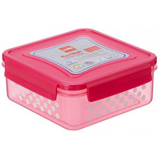 Deals, Discounts & Offers on Home & Kitchen - Cello Max Fresh Super Click Plastic Multi Storage Container with Lid, 1.5 Litres, Pink