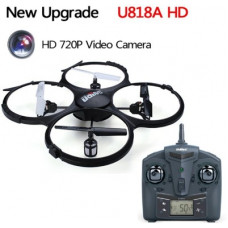Deals, Discounts & Offers on Toys & Games - Udi RC U818A 2.4GHz Rc Drone with HD Camera (720P) - 4Ch (6 Axis)(Black)