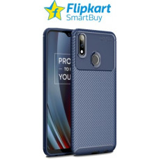 Deals, Discounts & Offers on Mobile Accessories - Flipkart SmartBuy Back Cover For Realme 3 Pro(Blue, Rugged Armor)