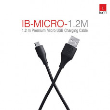 Deals, Discounts & Offers on  - iBall IB-Micro 1.2M USB Charge & Data Sync Cable with up to 3.0A Fast Charging (Black)
