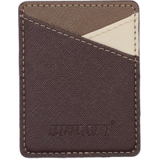 Deals, Discounts & Offers on Mobile Accessories - Orbatt BROWN LEATHER CARD HOLDER Mobile Holder