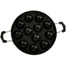 Deals, Discounts & Offers on Cookware - Shivonic appam patra ponganal maker Paniarakkal Pan 22 cm diameter with Lid(Aluminium, Non-stick, Induction Bottom)