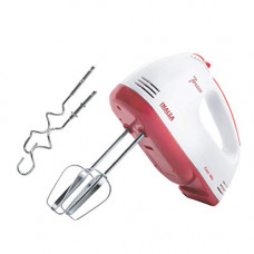 Deals, Discounts & Offers on Home & Kitchen - Inalsa Hand Mixer Easy Mix-200W with 7 Speed Control & Detachable Stainless-Steel Finish Beater & Whisker| In-Built Eject Knob & Slim Grip,(Red/White)