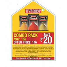 Deals, Discounts & Offers on Grocery & Gourmet Foods -  Everest Spice Combo Pack of 3 (600g)
