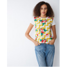 Deals, Discounts & Offers on Laptops - [Size S, M, L, XL] ProvogueCasual Short Sleeve Floral Print Women Multicolor Top