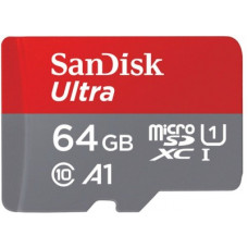 Deals, Discounts & Offers on Storage - SanDisk Ultra 64 GB MicroSDHC Class 10 98 MB/s Memory Card(With Adapter)