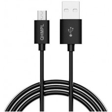 Deals, Discounts & Offers on Mobile Accessories - Quantum F2 1m 2.4 A 1 m Micro USB Cable(Compatible with Mobiles, Tablets and All USB Charging Devices, Black, One Cable)