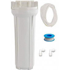 Deals, Discounts & Offers on  - Pre Filter Housing Compatible With all Type of RO UV UF Water Purifier Systems with 2 Pcs 1/4 Connectors, Teflon Tape and 2 Meter Pipe