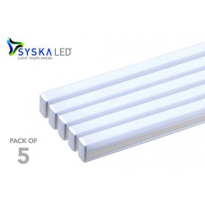 Deals, Discounts & Offers on  - Syska SSK-T5-22W-N-6500K-5 22-Watt LED Tubelight (Pack of 5, Cool Day Light) (Medium) (Cool Day Light)