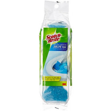 Deals, Discounts & Offers on Gardening Tools - Scotch-Brite Non-Woven Fibers Disposable Toilet Bowl Scrubber Brush Refill, Blue
