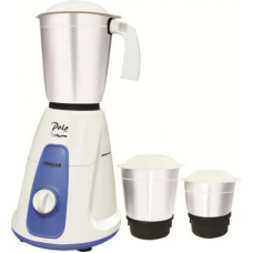 Deals, Discounts & Offers on Personal Care Appliances - Inalsa Polo 550 W Mixer Grinder(White, Blue, 3 Jars)