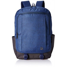 Deals, Discounts & Offers on  - United Colors of Benetton 24 Ltrs Navy Laptop Backpack Organizer (0IP6BKPD0006I-203)