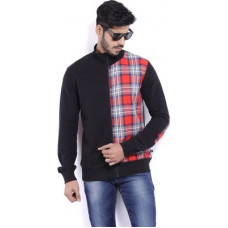 Deals, Discounts & Offers on Men - [Size M, L] United Colors of BenettonFull Sleeve Checkered Men Sweatshirt