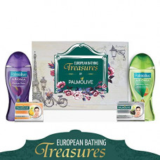 Deals, Discounts & Offers on Personal Care Appliances - Palmolive European Bathing Treasures  Bathing Essentials Gift Pack ( Shower Gel, Facial Bar Soap)