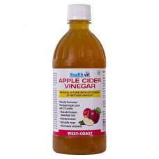 Deals, Discounts & Offers on Personal Care Appliances - HealthVit Apple Cider Vinegar with Mother Vinegar, Raw, Unfiltered and Undiluted - 500 ml