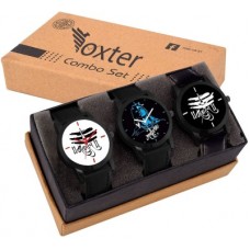 Deals, Discounts & Offers on Watches & Wallets - Foxter FX-460-461-463 New Exclusive Multi Color Dial Combo of 3 Watch - For Men