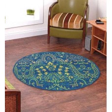 Deals, Discounts & Offers on  - Ethnic Motif Nylon 28 x 28 Inches Machine Made Carpet by Status