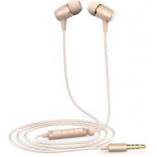 Deals, Discounts & Offers on Headphones - Huawei AM12Plus Wired Headset with Mic(Gold, In the Ear)