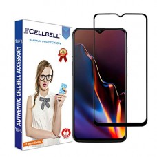 Deals, Discounts & Offers on  - CELLBELL Full Glue Edge to Edge Screen Protective Tempered Glass with Installation Kit For OnePlus 6T (Black)