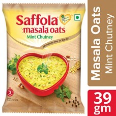Deals, Discounts & Offers on Grocery & Gourmet Foods -  Saffola Masala Oats, Mint Chutney, 39 g